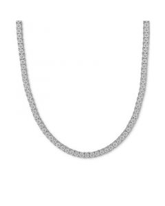 Men's Diamond Link 24" Necklace (2 ct. t.w.) in 10k Gold (Also in Black Diamond)