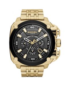 Chronograph Gold-Tone Stainless Steel Watch 55mm