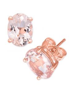 Morganite Stud Earrings (1-3/8 ct. t.w.) in 14k Rose Gold