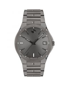 Men's Swiss SE Gray PVD Bracelet Watch 41mm