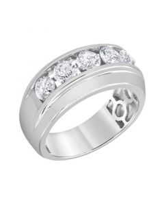 Men's Diamond Ring (2 ct. t.w.) in 10k White Gold