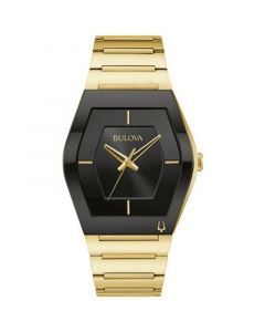 Men's Gemini Gold-Tone Stainless Steel Bracelet Watch 40mm