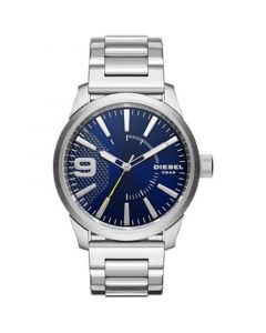 Men's Rasp Three-Hand Stainless Steel Watch 46mm