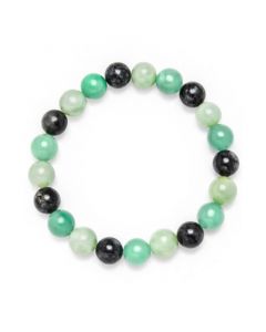 Dyed Multicolor Jade Stretch Bracelet