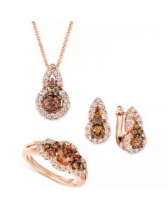 Chocolate Diamond® & Nude Diamond™ Halo Jewelry Collection in 14k Rose Gold