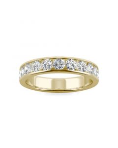 Moissanite Channel Band 1-1/10 ct. t.w. Diamond Equivalent in 14k Gold