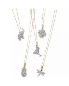 Whimsical Diamond Pendant Collection in 10k Gold, Created for Macy's