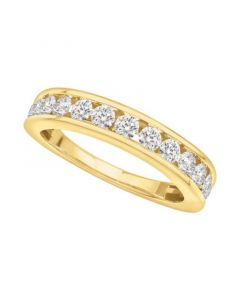 Certified Diamond Channel Band (2 ct. t.w.) in 14K White Gold or Yellow Gold