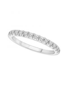 Certified Diamond Pave Band (1/4 ct. t.w.) in 14K White Gold or Yellow Gold