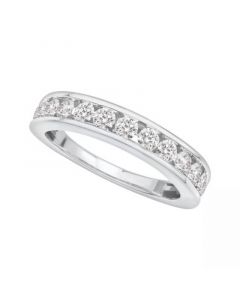 Certified Diamond Channel Band (1 ct. t.w.) in 14K White Gold or Yellow Gold