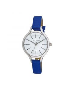 Women's Blue Grosgrain Strap Watch 32mm