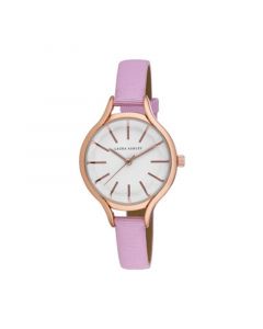 Women's Pink Grosgrain Strap Watch 32mm