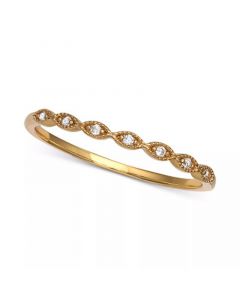 Cubic Zirconia Beaded Band, Created for Macy's