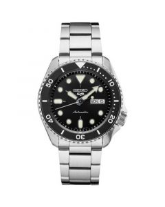 Men's Automatic 5 Sports Stainless Steel Bracelet Watch 43mm