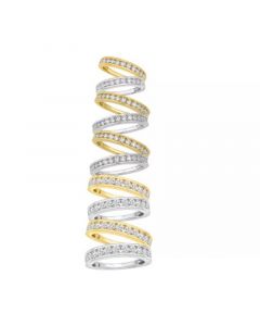 Certified Diamond Channel Band in 14K White Gold or Yellow Gold