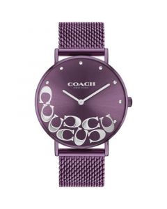 Women's Perry Purple Stainless Steel Mesh Bracelet Watch, 36mm