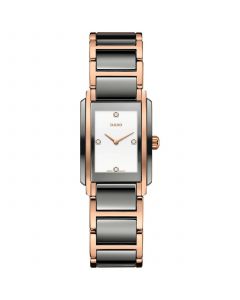 Women's Swiss Automatic Integral Diamond Accent Two-Tone High Tech Ceramic & Stainless Steel Bracelet Watch 38mm