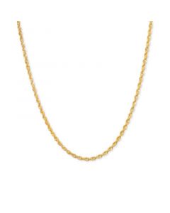 Sparkle Rope 18" Chain Necklace (2mm) in 14k Gold