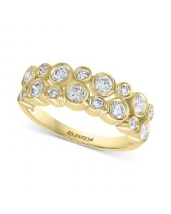 EFFY® Diamond Bezel Cluster Ring (3/4 ct. t.w.) in 14k Gold