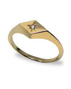 Jac+Jo by Anzie Icon Vintage Star Signet Ring