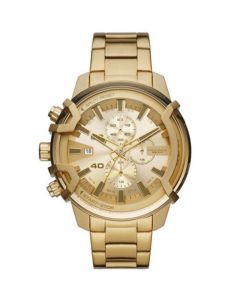 Men's Griffed Chronograph Gold-Tone Stainless Steel Watch 48mm