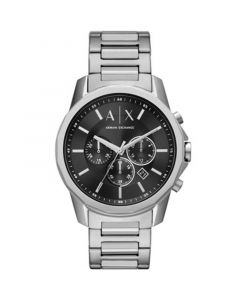 Men's Chronograph Stainless Steel Bracelet Watch 44mm