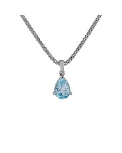 Sky Blue Topaz Pear Pendant Necklace (2-1/2 ct. t.w.) in Sterling Silver, 17" + 1-1/5" extender