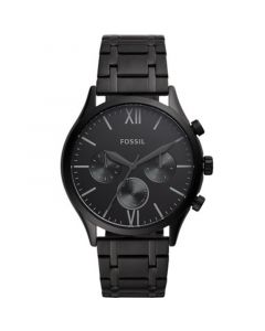 Men's Fenmore Multifunction Black Bracelet Watch 44mm