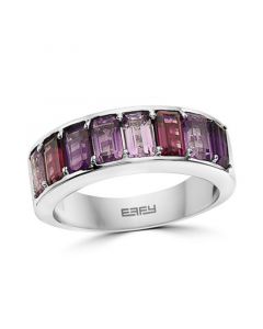 EFFY® Amethyst (1-5/8 ct. t.w.) & Rhodolite (3/4 ct. t.w.) Ring in Sterling Silver