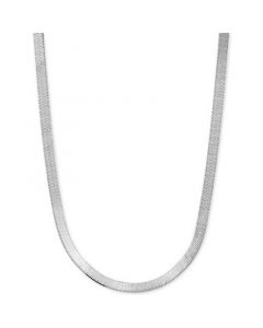 Herringbone 18" Chain Necklace (4.5mm) in 18k Gold-Plated Sterling Silver