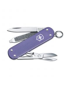 Swiss Army Classic SD Alox Pocketknife, Electric Lavender