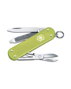 Swiss Army Classic SD Alox Pocketknife, Lime Twist