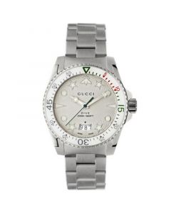 Men's Swiss Dive Stainless Steel Bracelet Watch 40mm