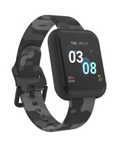 Air 3 Unisex Heart Rate Grey Camo Strap Smart Watch 44mm