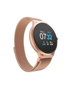 Women's Sport 3 Rose Gold-Tone Mesh Strap Fitness Tracker Smartwatch, 45mm