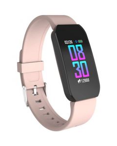 Unisex Blush Silicone Strap Active Smartwatch 44mm