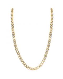 Men's Diamond Curb Link 23" Chain Necklace (4-1/2 ct. t.w.) in 10k Gold