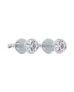 Diamond Bezel Stud Earrings (1/5 ct. t.w.) in 14k Gold