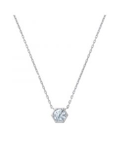 Diamond Honeycomb Solitaire Pendant Necklace (1/2 ct. t.w.) in 14k White or Yellow Gold, 16" + 2" extender