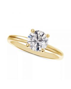 Diamond Solitaire Engagement Ring (1/2 ct. t.w.) in 14k White or Yellow Gold