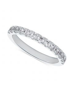 Diamond French Pavé Wedding Band (1 ct. t.w.) in 14k White Gold