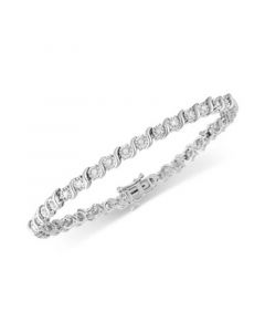 Diamond Bracelet (1/2 ct. t.w.) in Sterling Silver