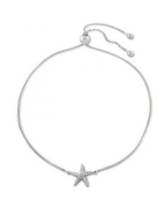 Cubic Zirconia Starfish Bolo Bracelet in Sterling Silver, Created for Macy's