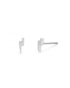 Men's Lightning Bolt Stud Earrings