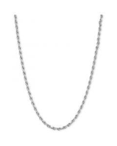 Rope 18" Chain Necklace in 18k Gold-Plated Sterling Silver