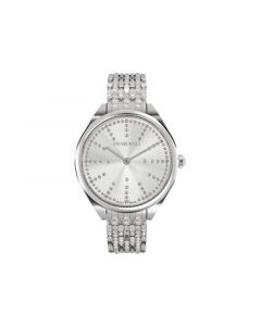 Attract Unisex Silver-Tone Bracelet Watch