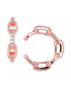 Cubic Zirconia Chain Link Ear Cuffs