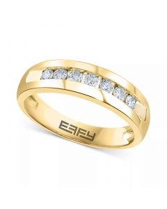 EFFY® Men's Diamond Channel-Set Band (1/2 ct. t.w.)