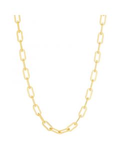 14K Gold Plated Camila Paperclip Necklace