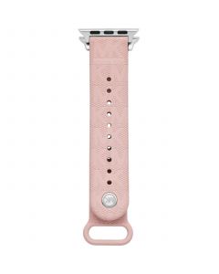 Women's Blush Rubber Apple Watch Band, 38mm or 40mm